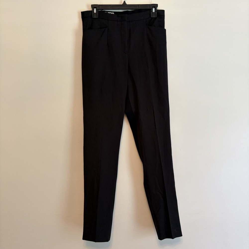 READ Jil Sander Wool Blend Black Dress Pants Straight Italian Sz 36‎ / US SZ 4